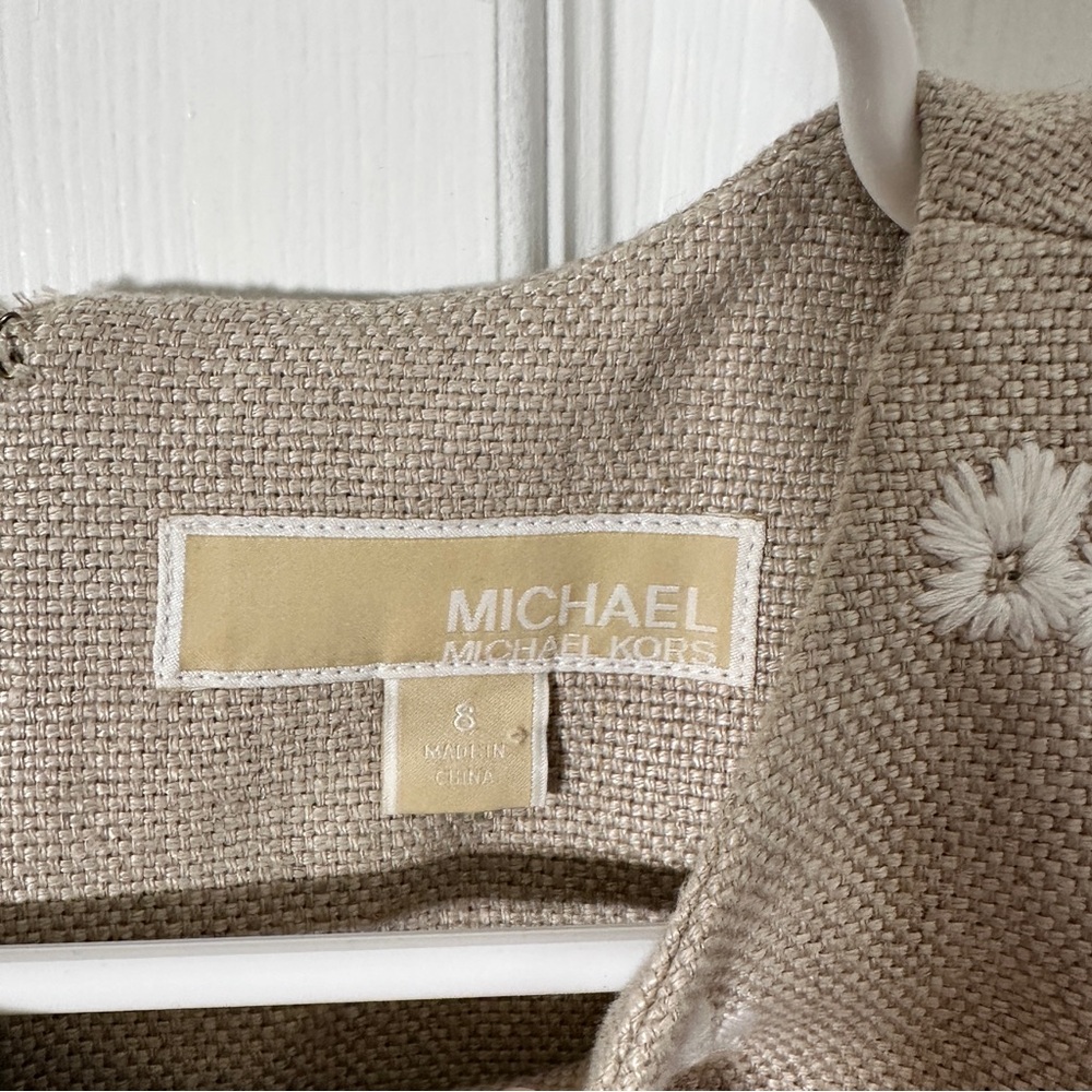Michael Kors Floral Print Linen Dress - Picture 13 of 13